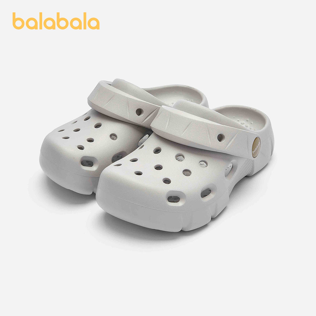 Balabala Kids Cartoon Clogs White