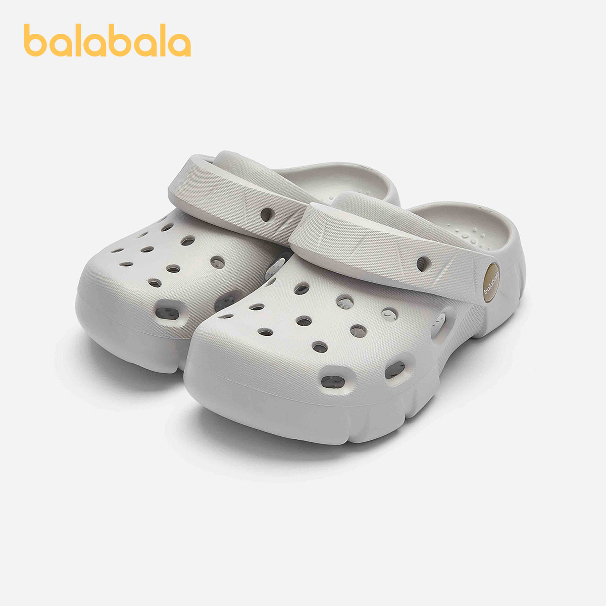 Balabala Kids Cartoon Clogs White