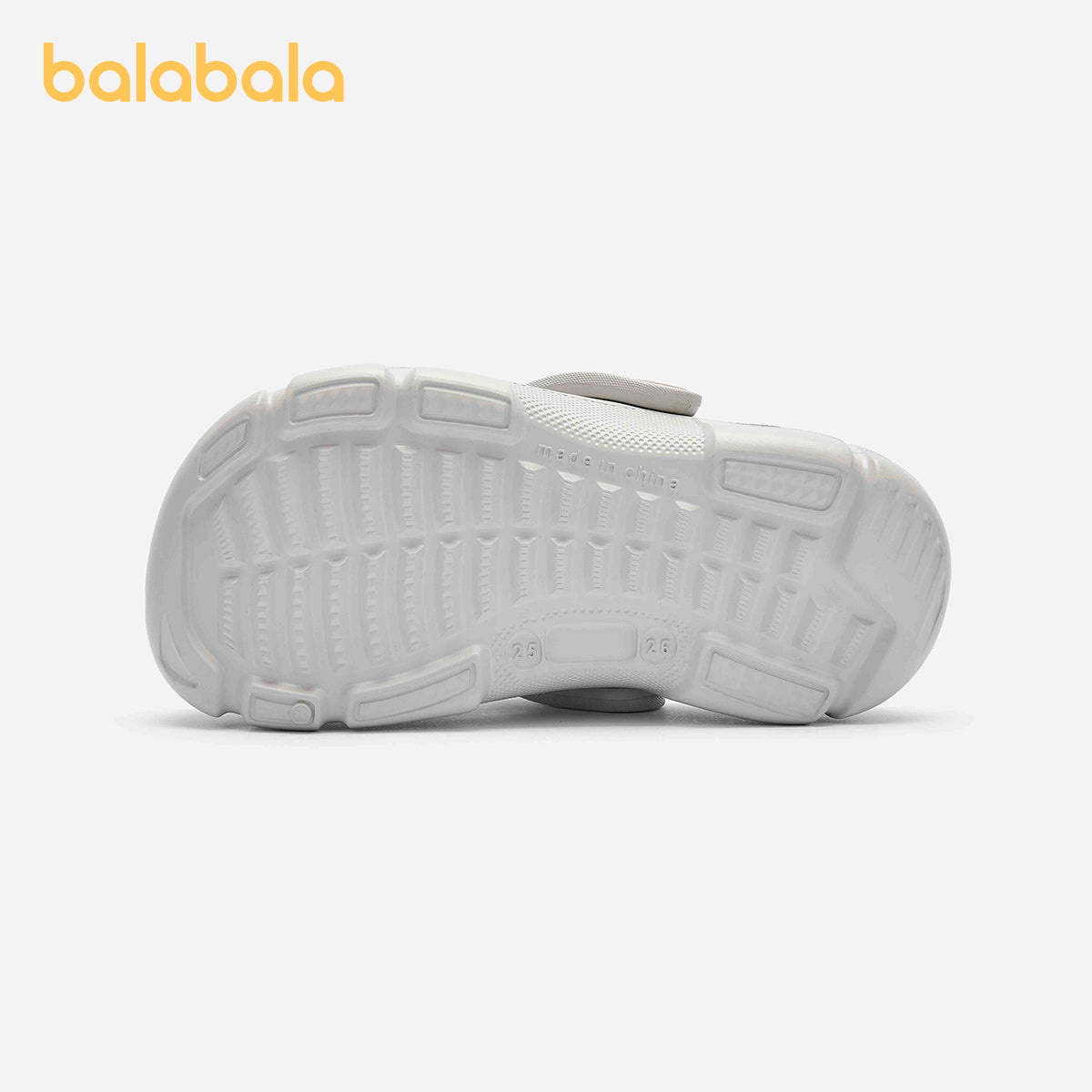 Balabala Kids Cartoon Clogs White