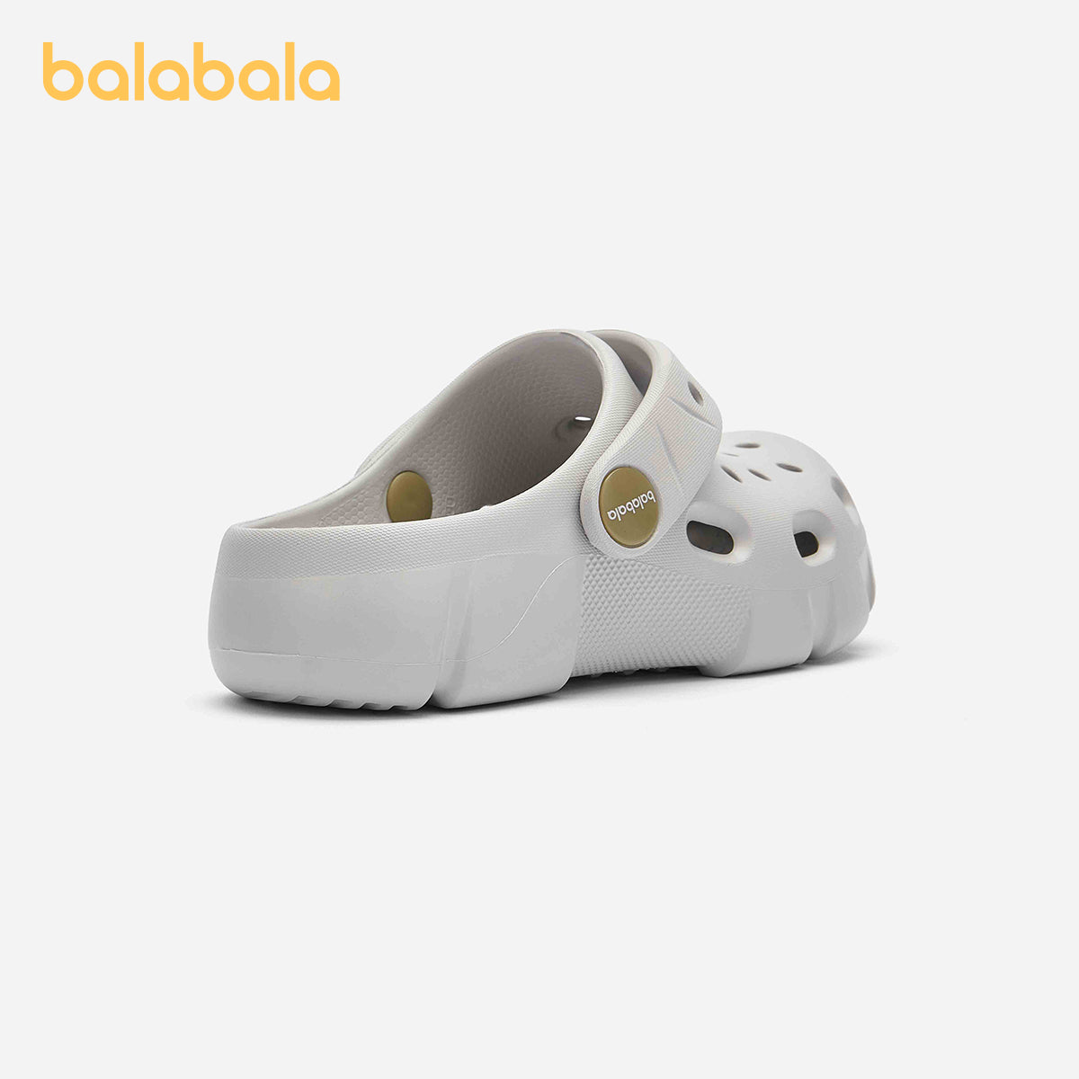 Balabala Kids Cartoon Clogs White