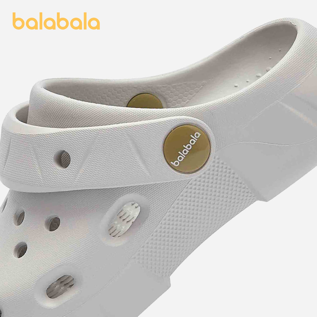 Balabala Kids Cartoon Clogs White