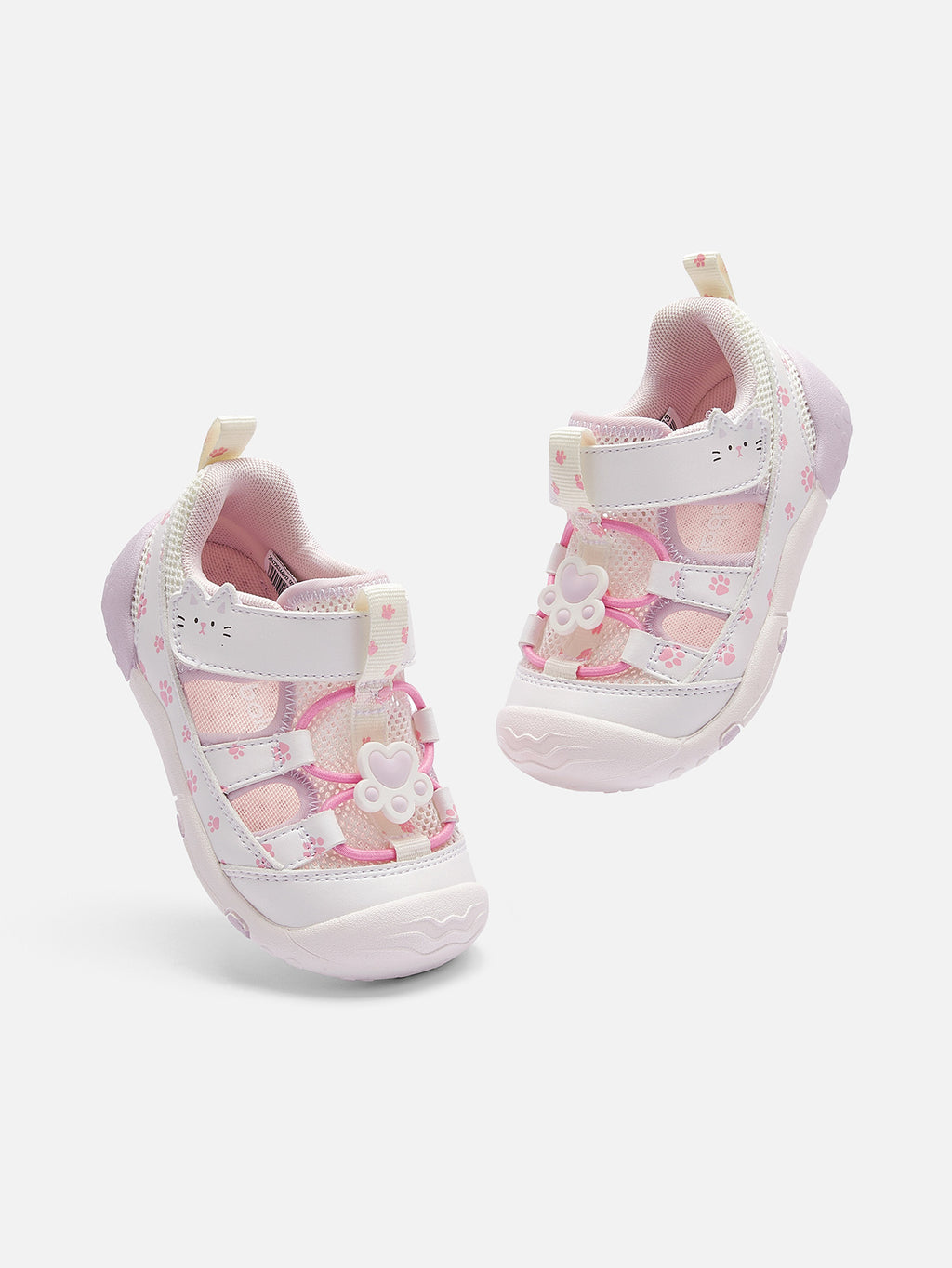 Balabala Butterfly Sandals White Purple