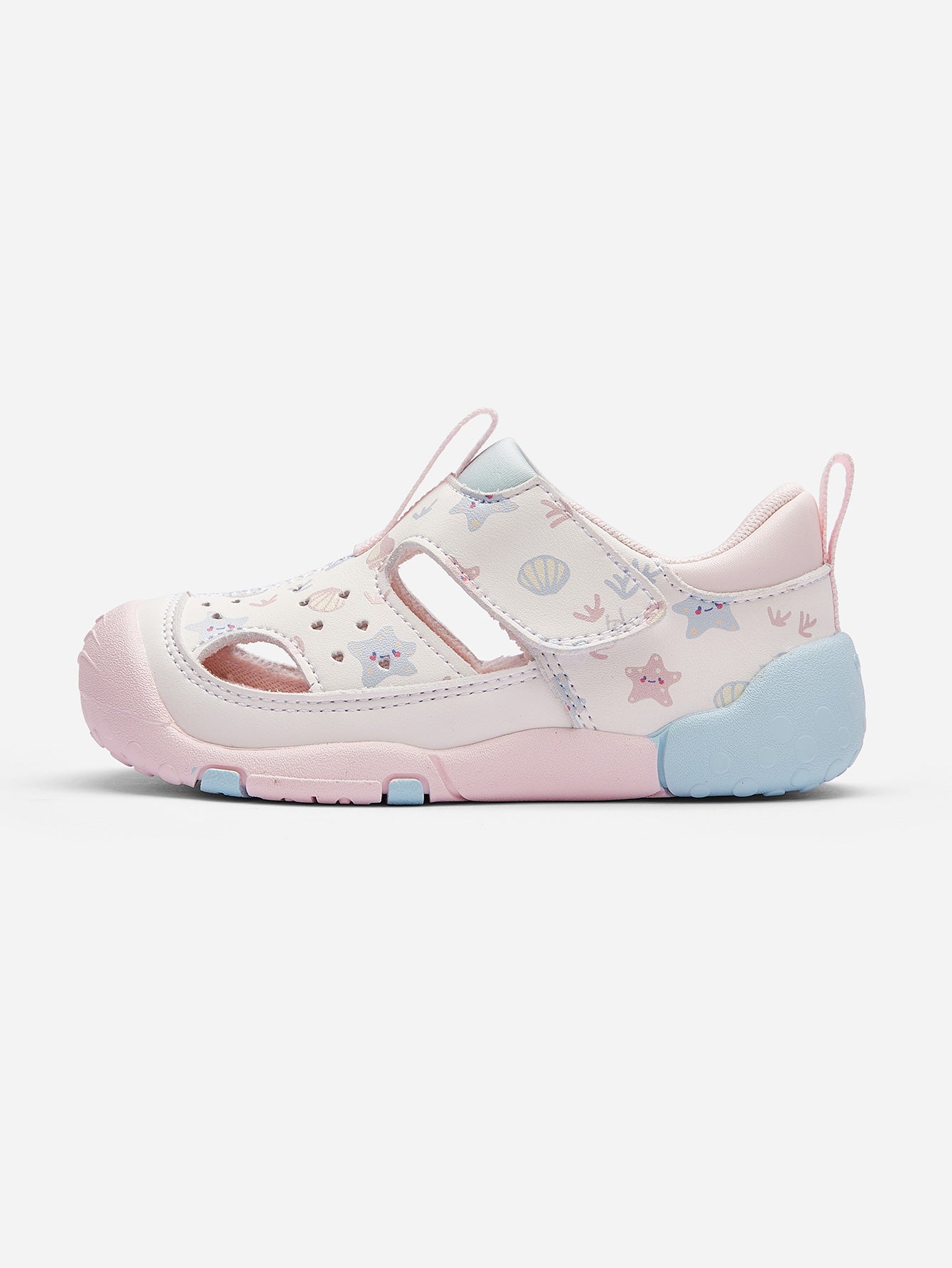 Balabala Unicorn Print Sandals White Gray