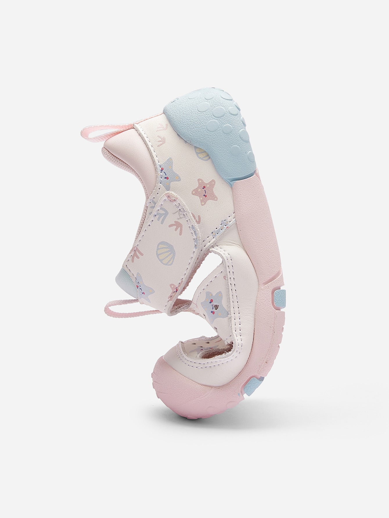 Balabala Unicorn Print Sandals White Gray