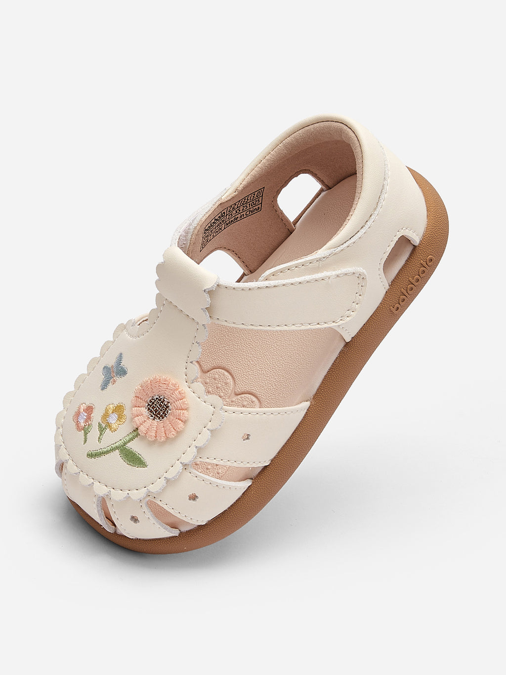 Balabala Floral Sandals Off-white