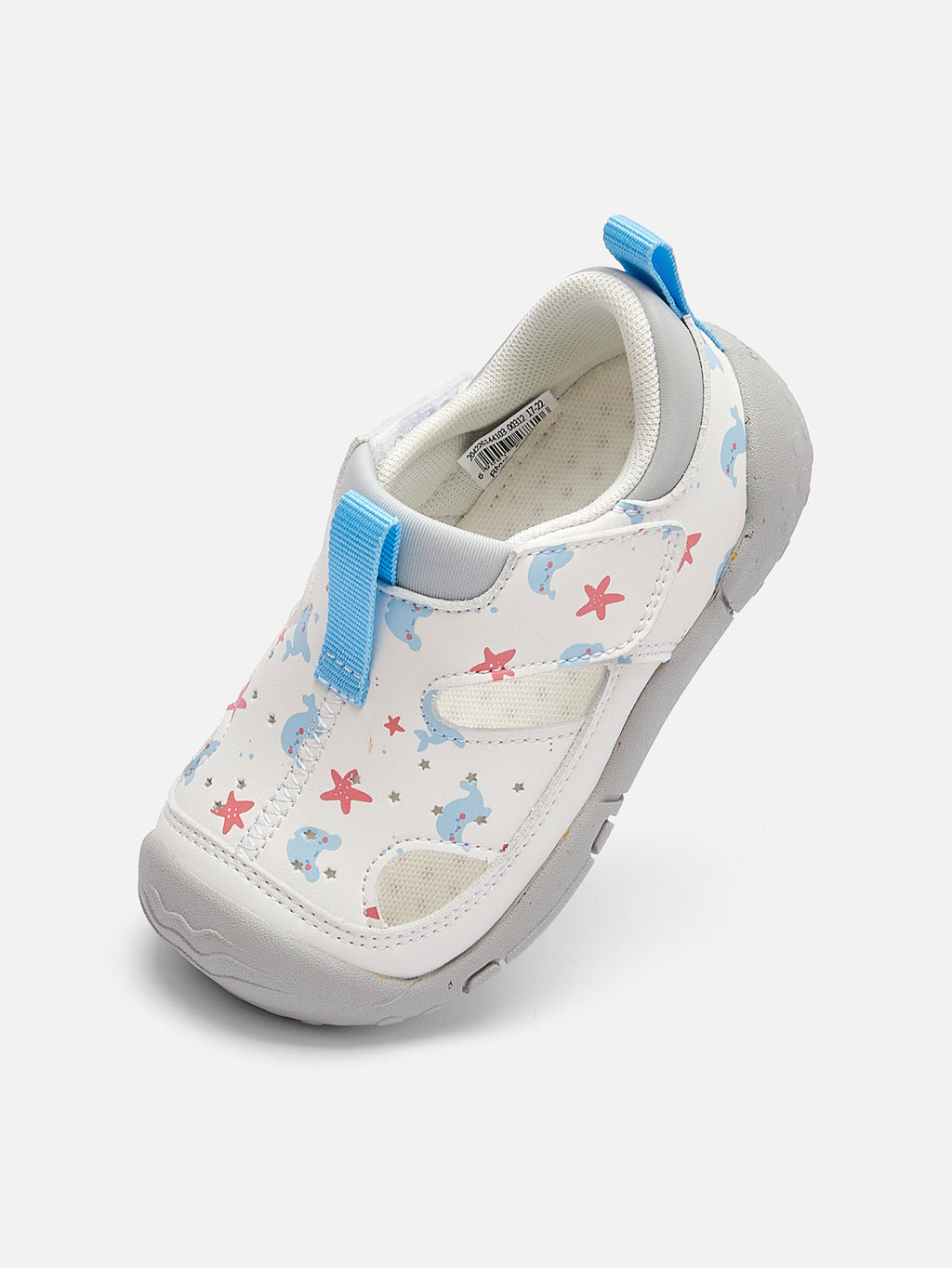 Balabala Star Print Sandals White Gray