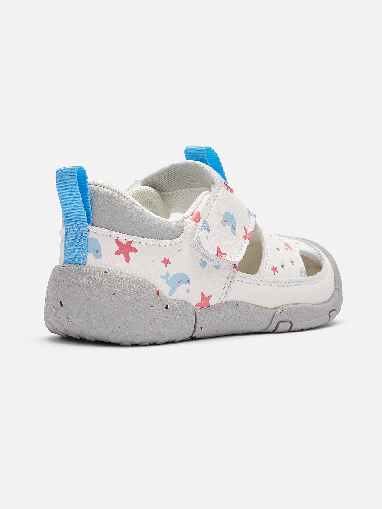 Balabala Star Print Sandals White Gray