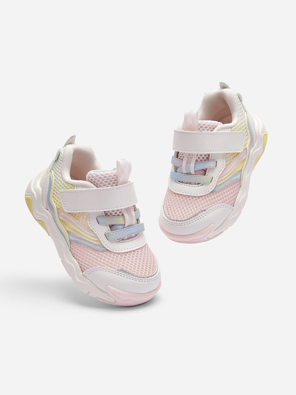Balabala Pastel Chunky Sneakers White Gray