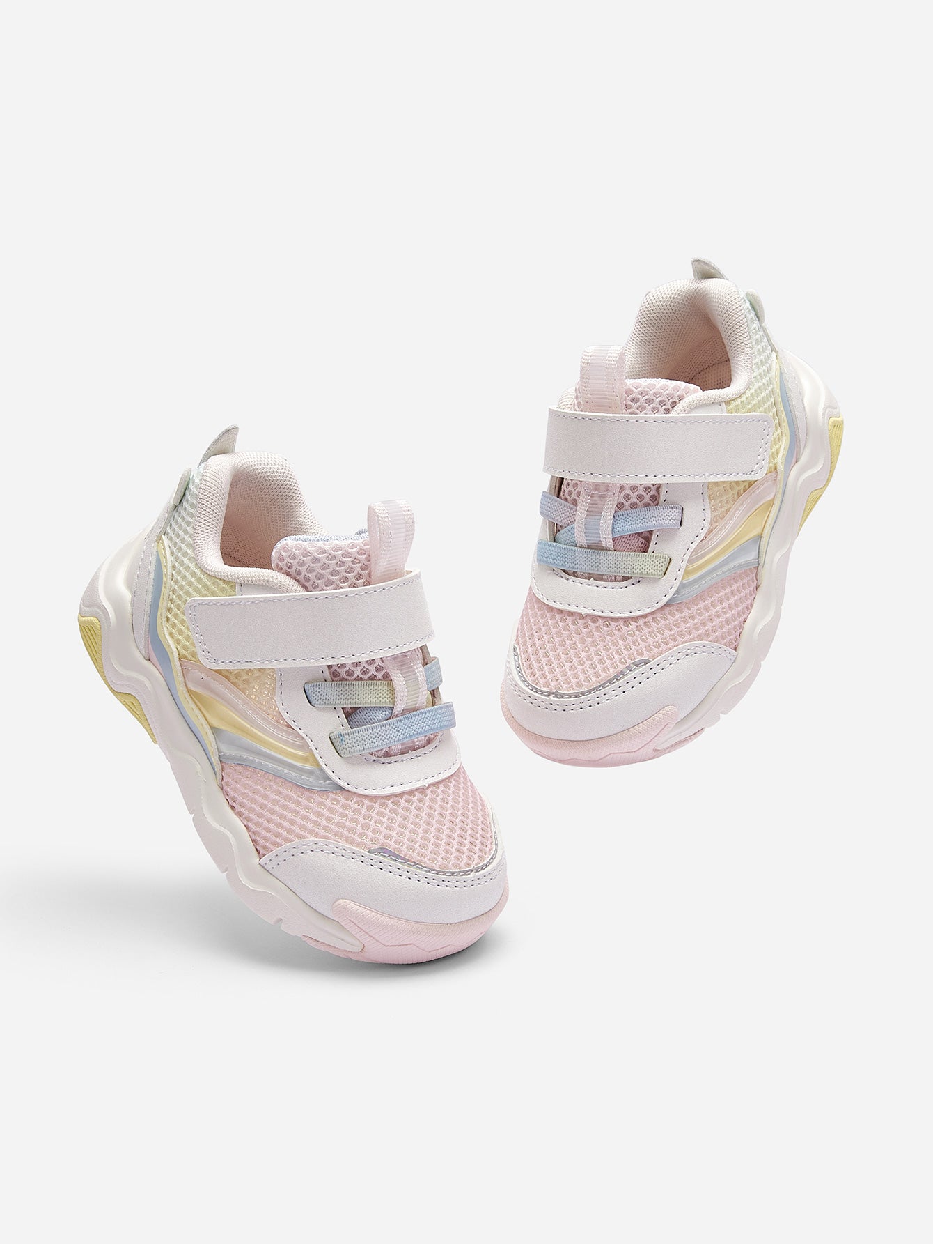 Balabala Pastel Chunky Sneakers White Gray
