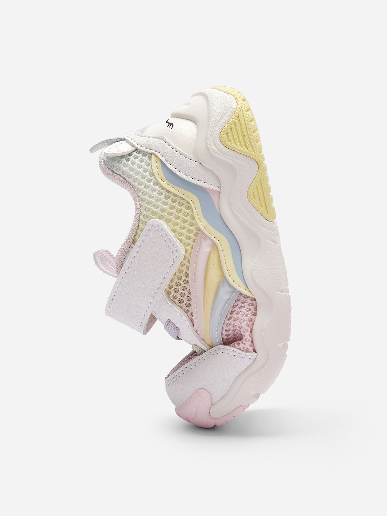 Balabala Pastel Chunky Sneakers White Gray