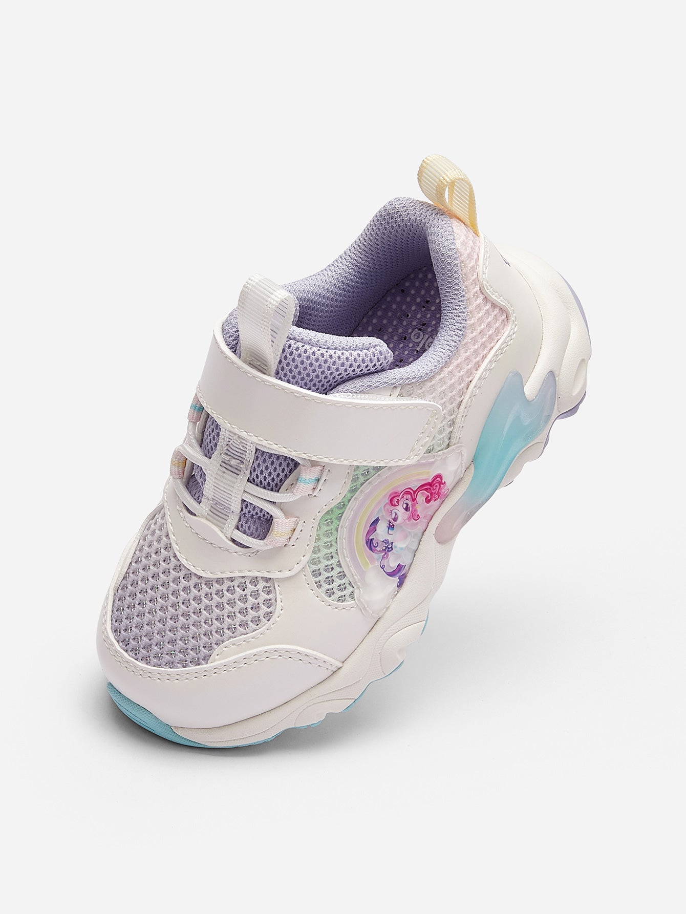 Balabala Girls Pony Sneakers White Gray