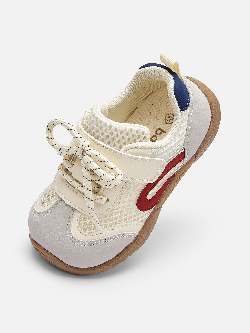Balabala Toddler Color Block Sneakers White Gray