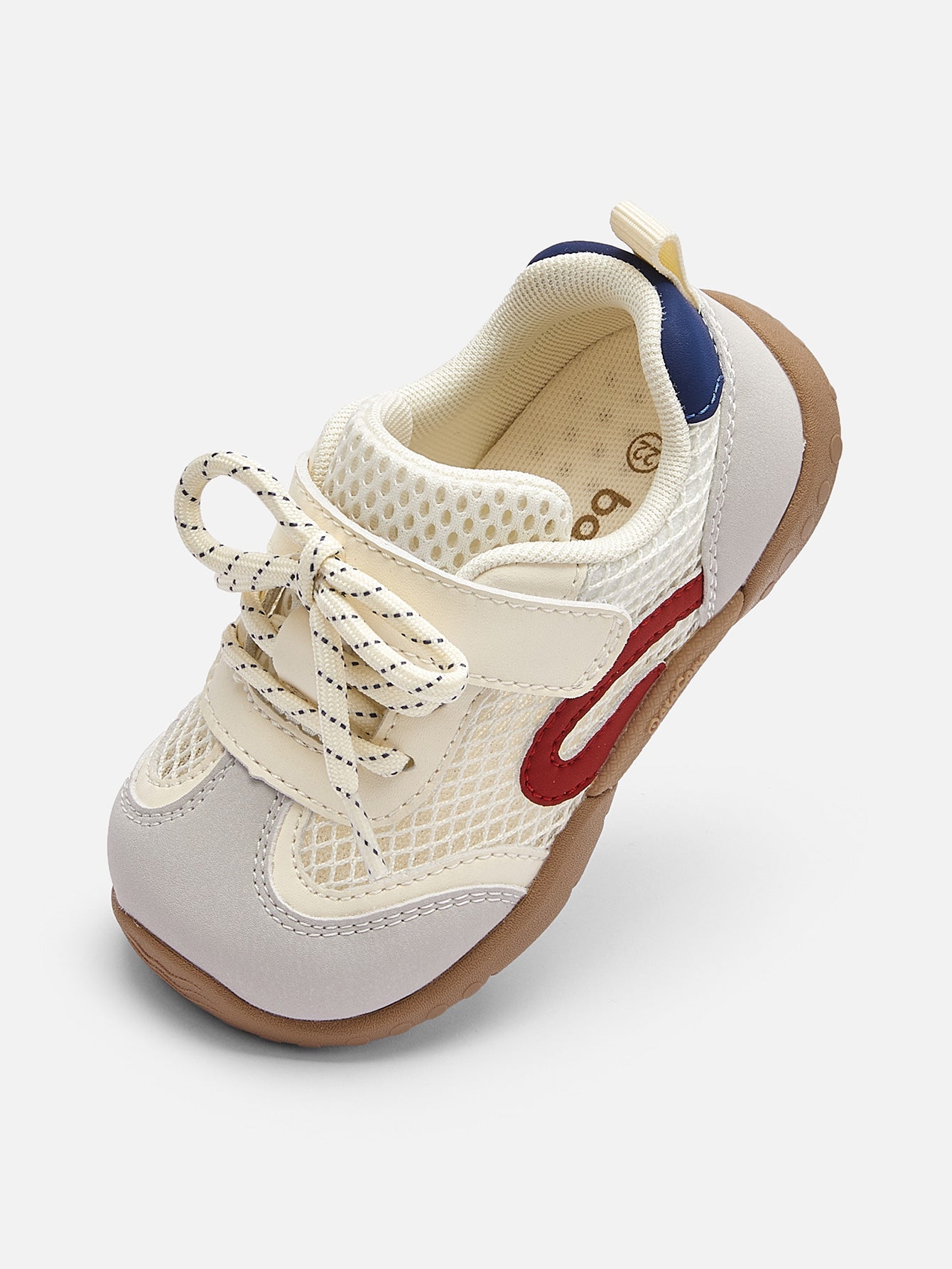 Balabala Toddler Color Block Sneakers White Gray