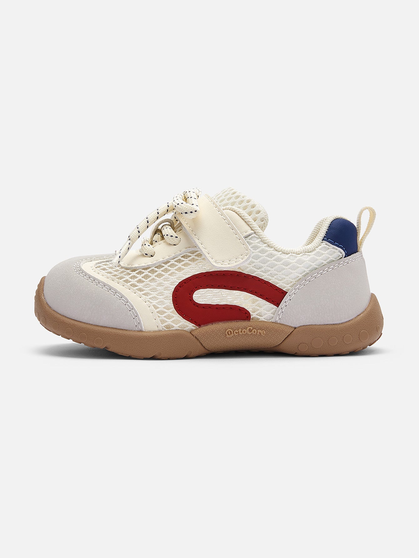 Balabala Toddler Color Block Sneakers White Gray