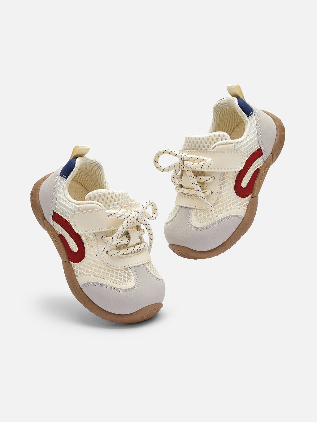 Balabala Toddler Color Block Sneakers White Gray