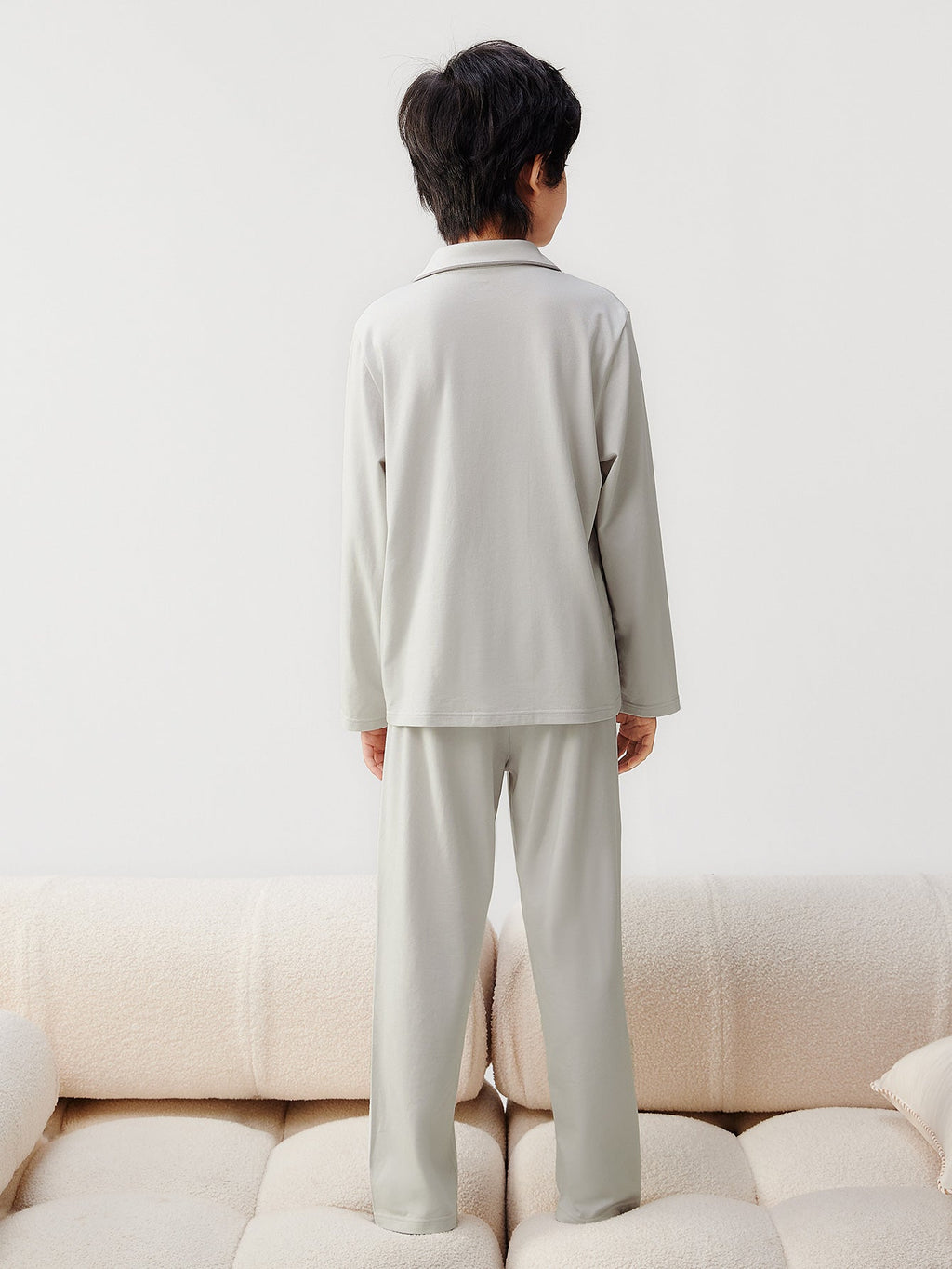 Balabala Pajama Set Light Blue, Light Pink, Light Gray