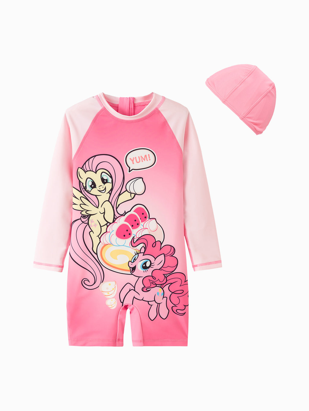 Balabala Girls Swim Set Pink