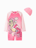 Balabala Girls Swim Set Pink