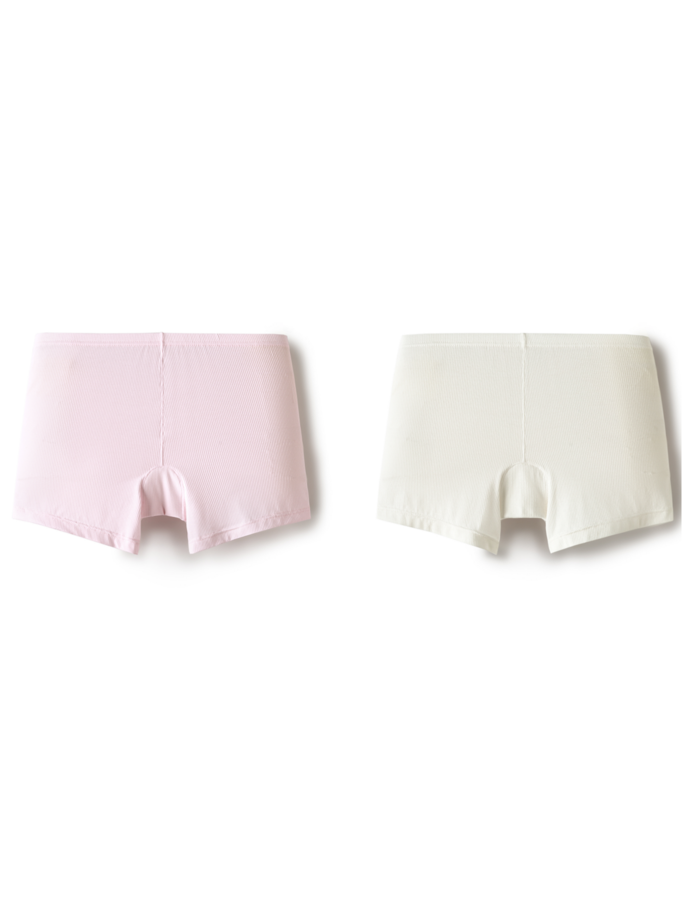Balabala Girls Boxer Brief Underwear 2 Pack White Red