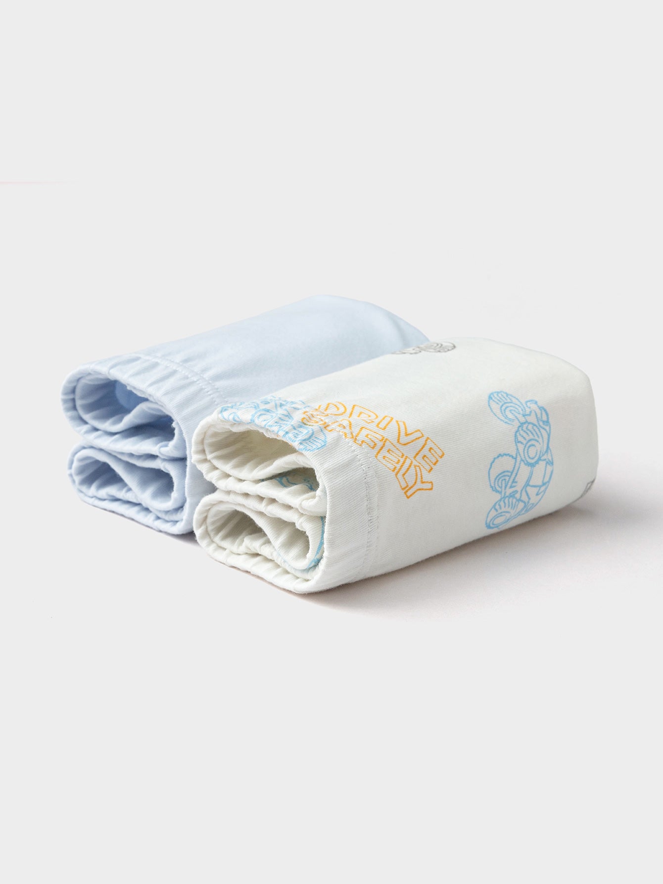Balabala Boys Boxer Brief Underwear 2 Pack Blue White
