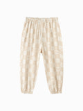 Balabala Checker Print Jogger Pants Coffee White,Red Yellow,Pink