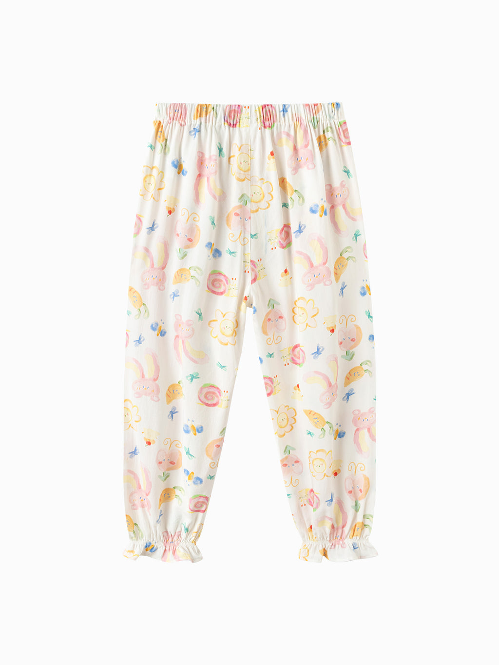 Balabala Checker Print Jogger Pants Coffee White,Red Yellow,Pink