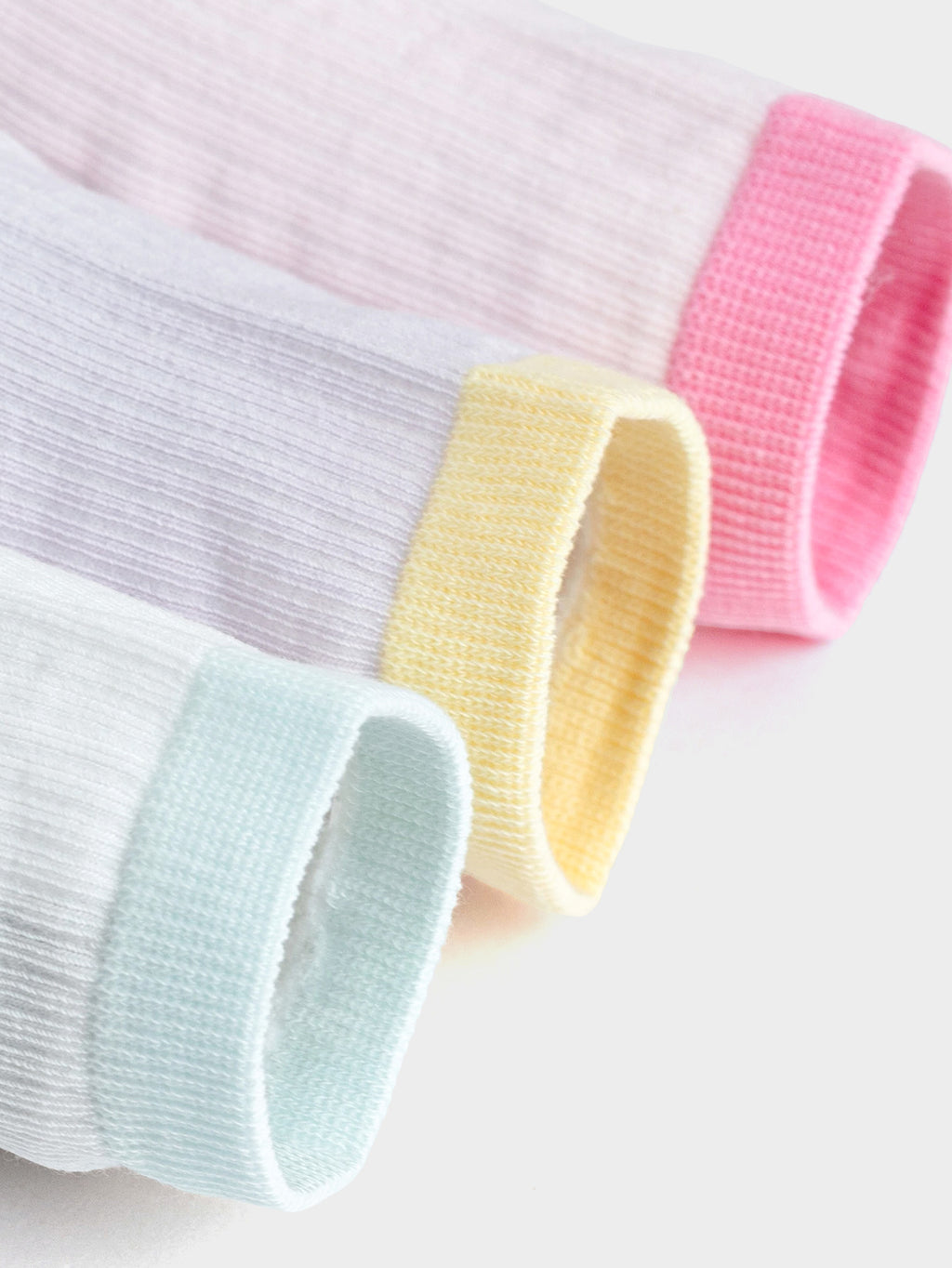 Balabala Crew Socks 3 Pack Pastel Multi Color