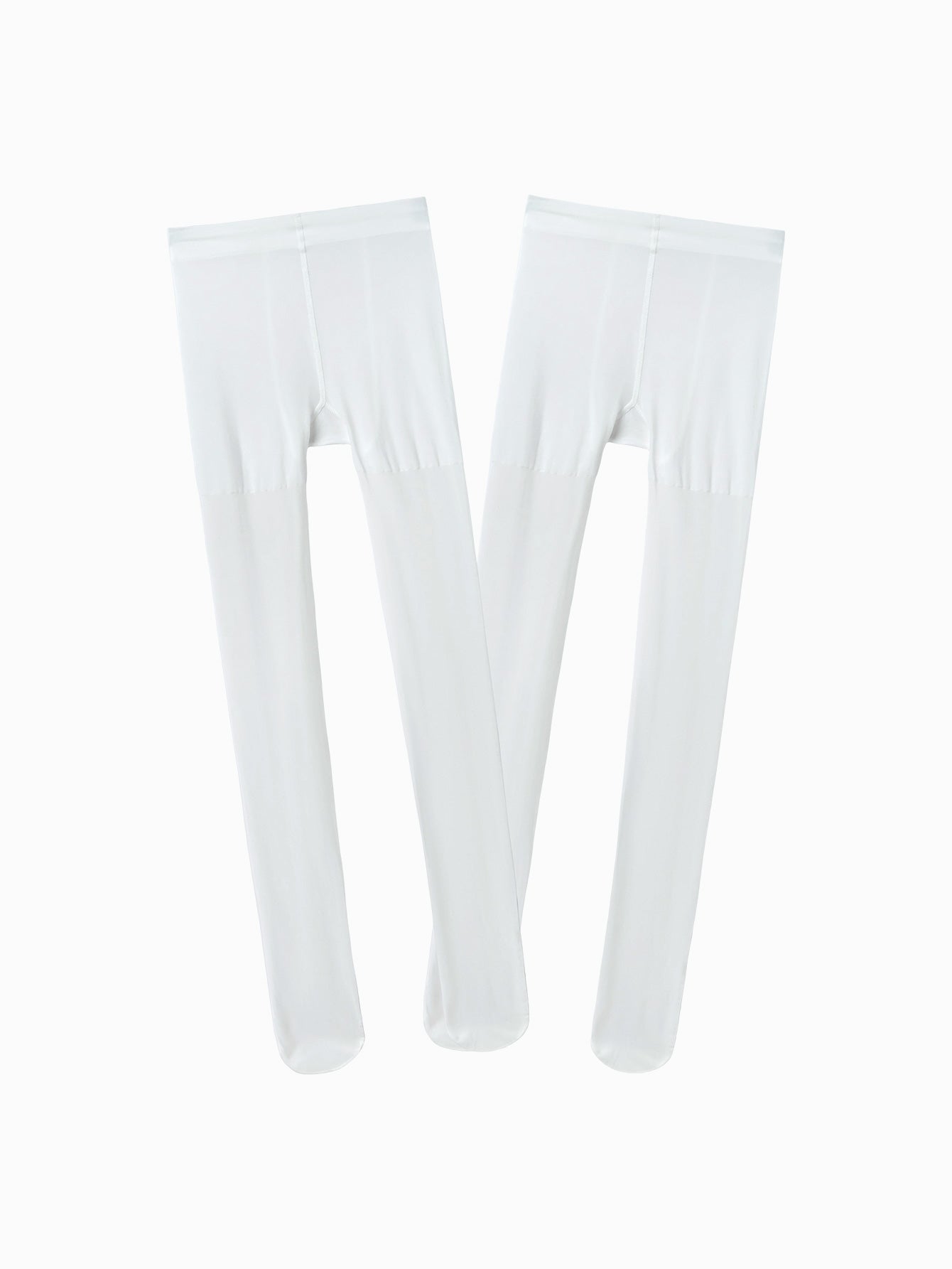 Balabala Girls Footless Tights White