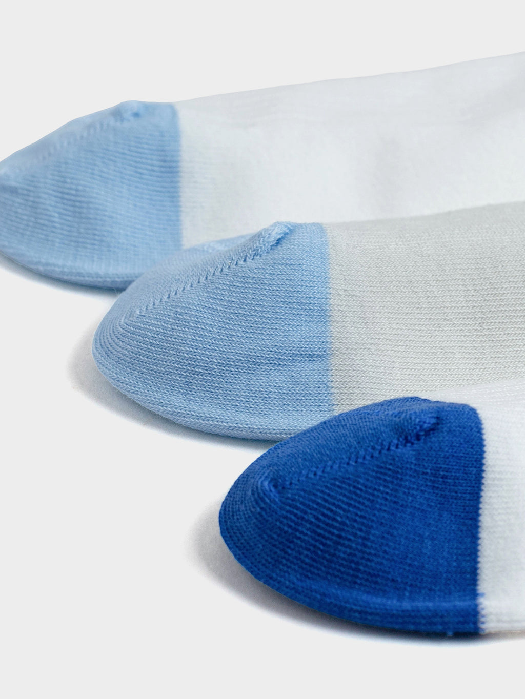 Balabala Kids Stripe Crew Socks 3 Pack Blue Green White