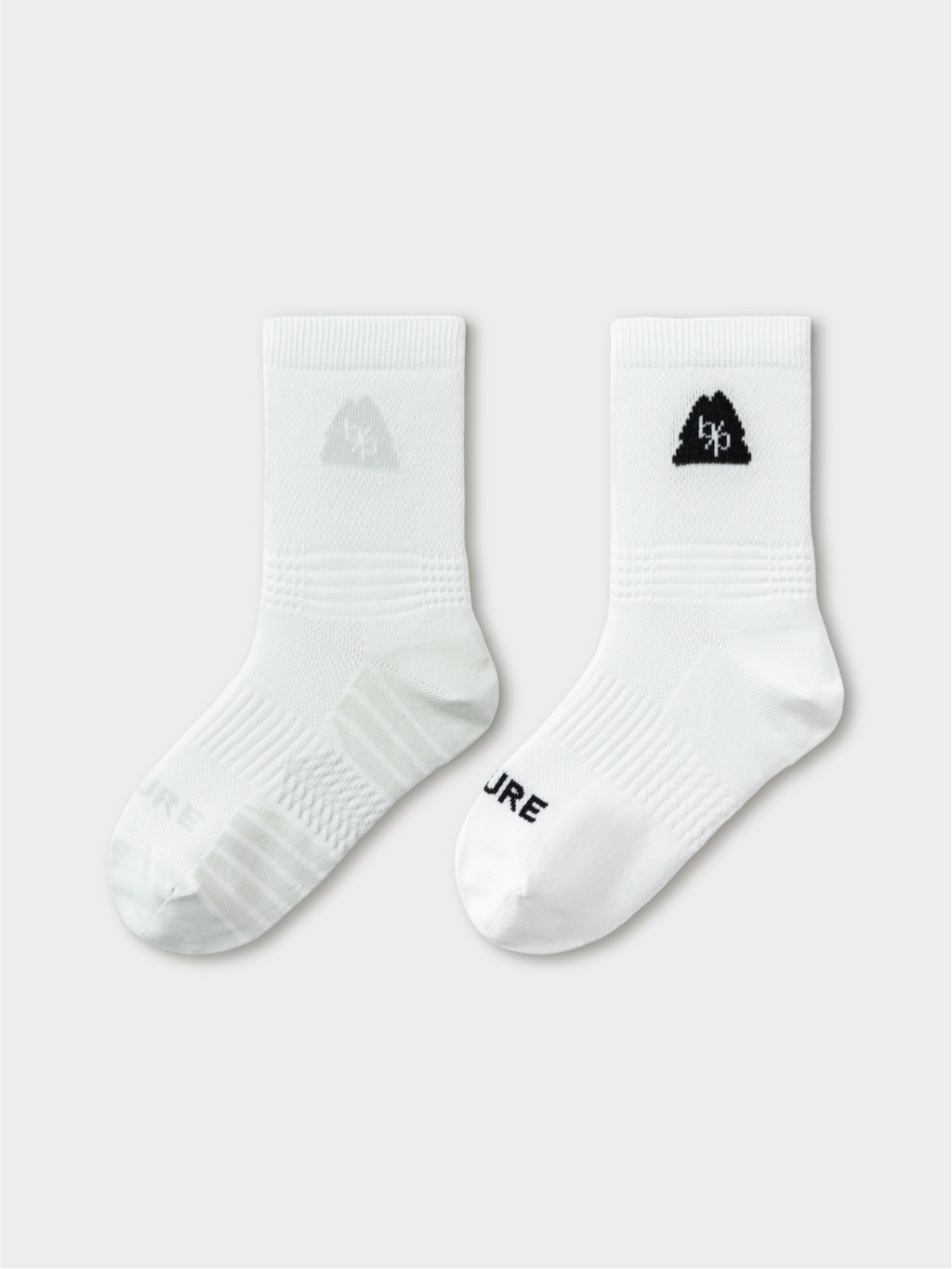 Balabala Kids Sport Crew Socks 2 Pack Blue White