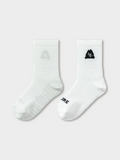 Balabala Kids Sport Crew Socks 2 Pack Blue White
