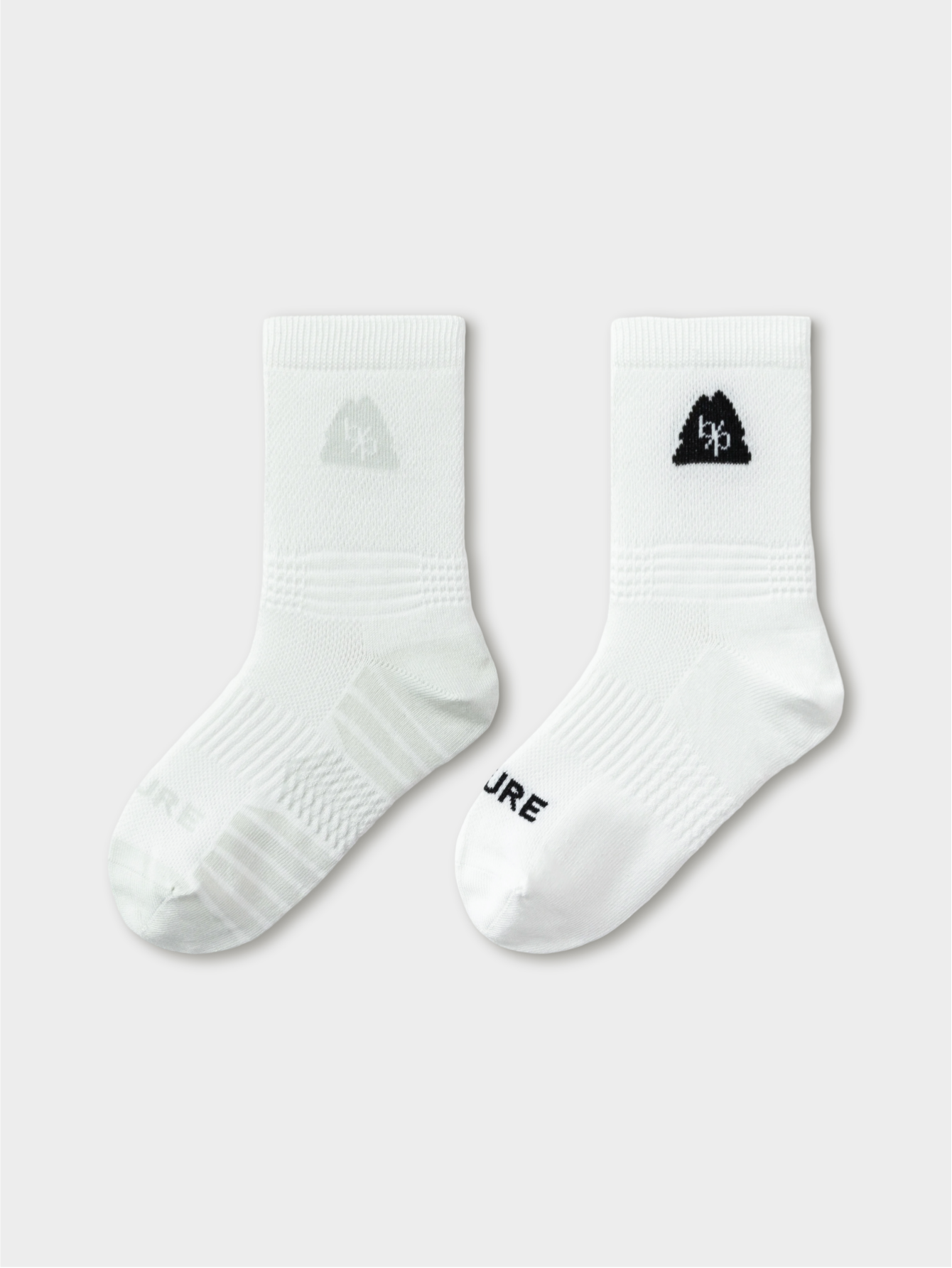 Balabala Kids Sport Crew Socks 2 Pack Blue White