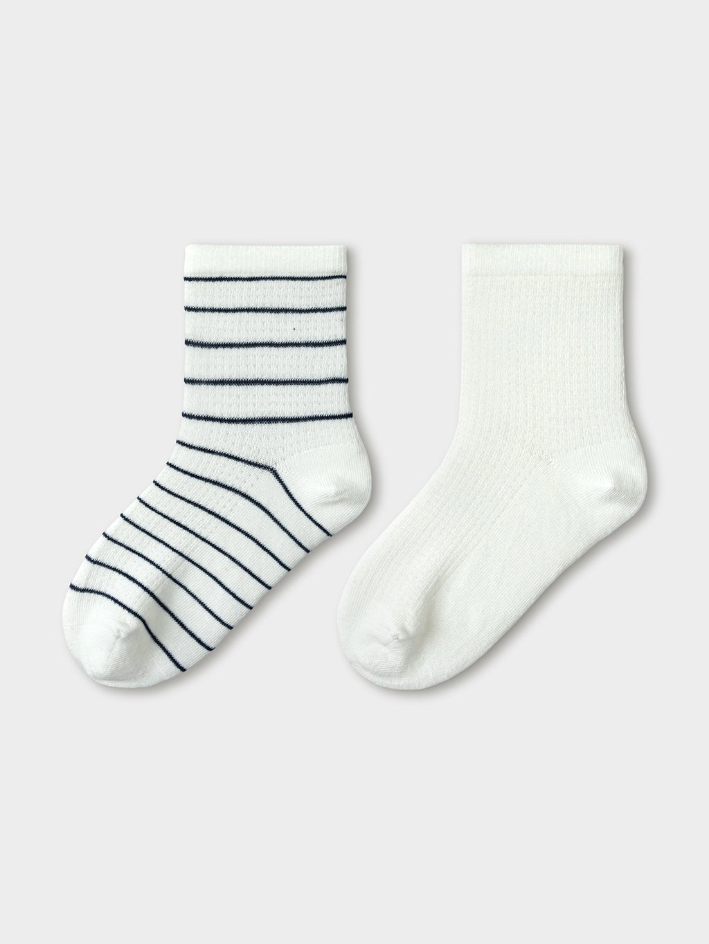 Balabala Crew Socks 2 Pack Blue White