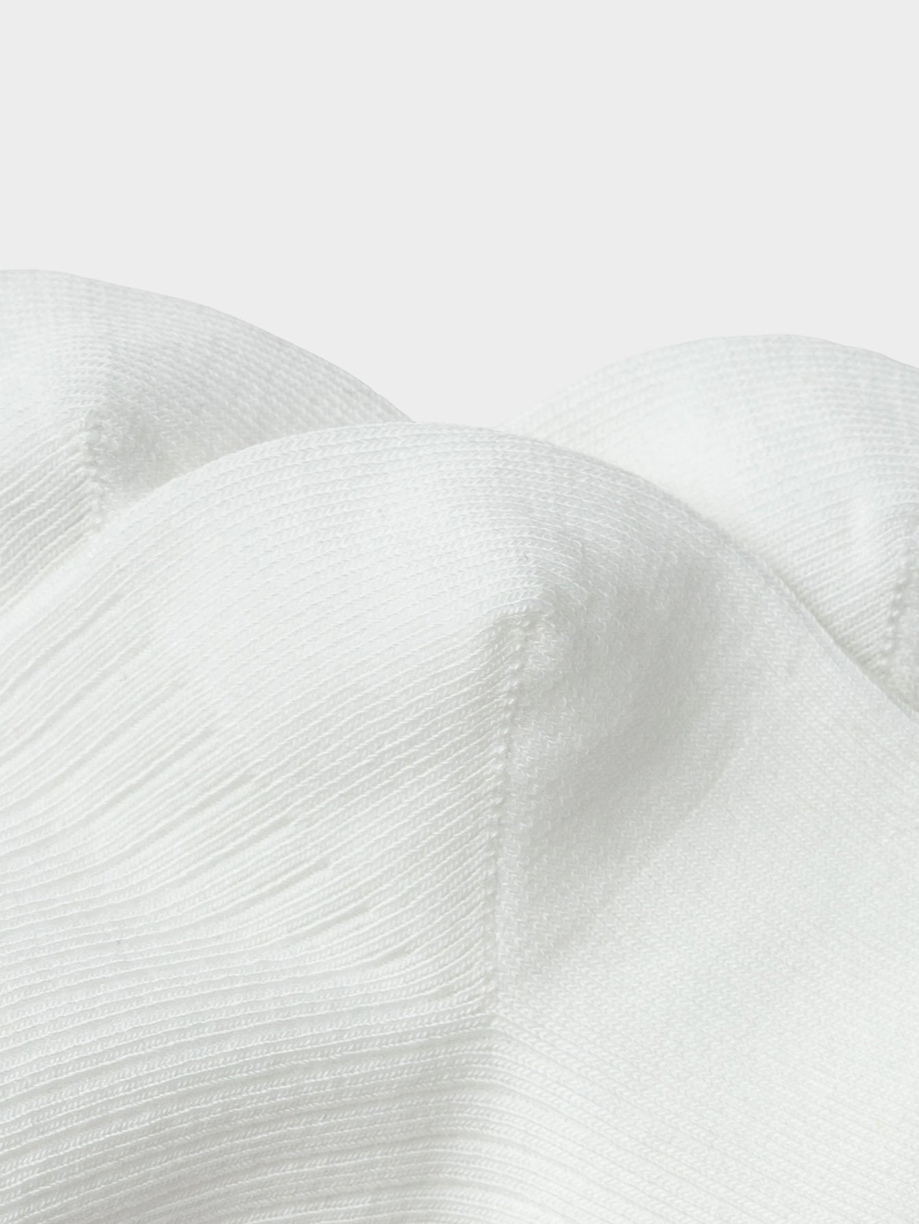 Balabala Ribbed Crew Socks 3 Pack White