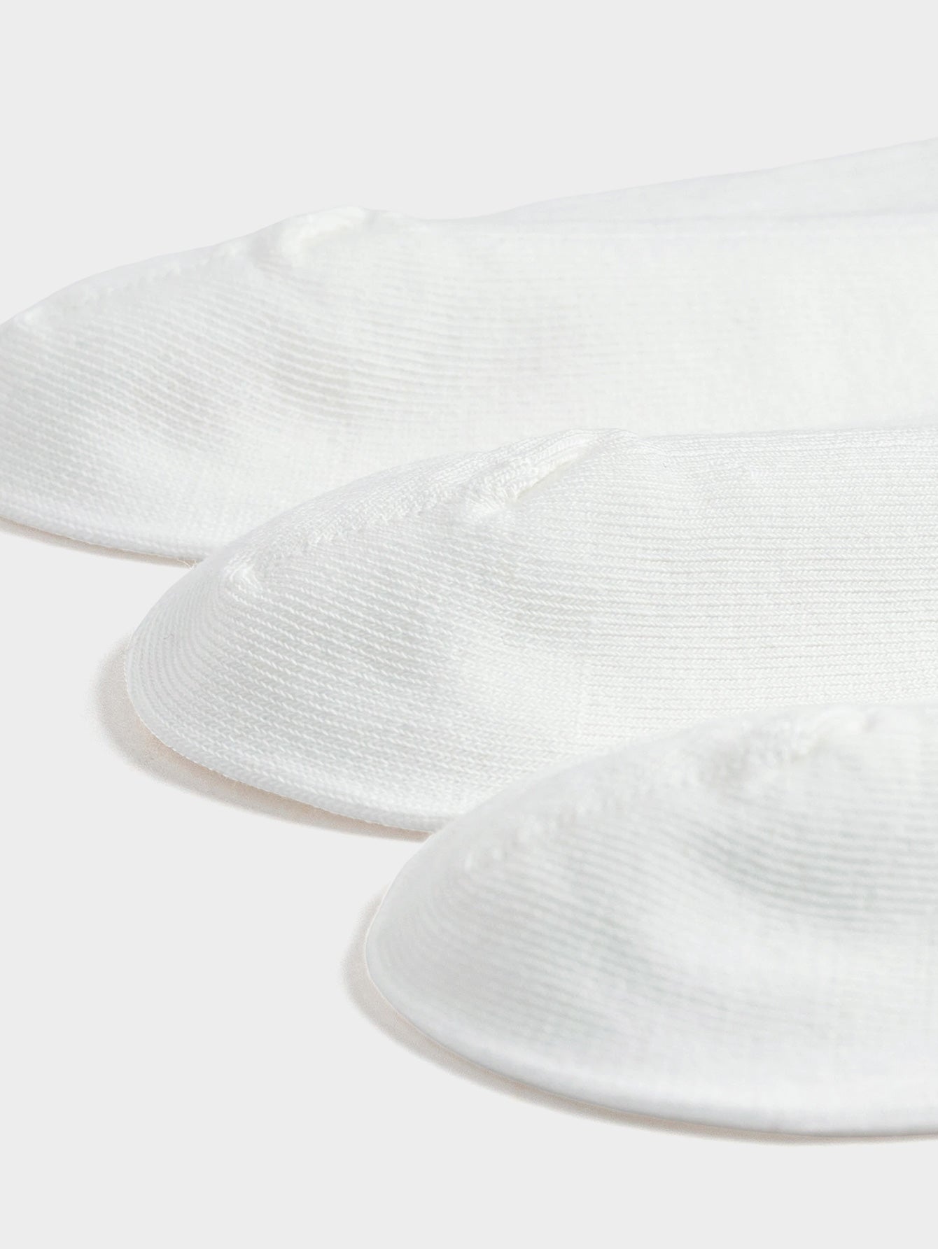 Balabala Ribbed Crew Socks 3 Pack White