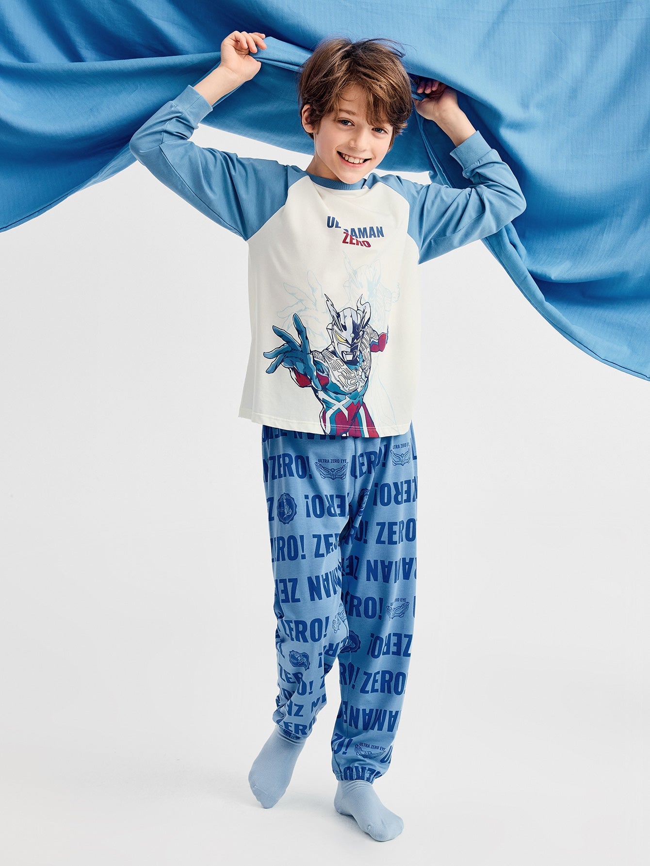 Balabala Pajama Set Blue And White