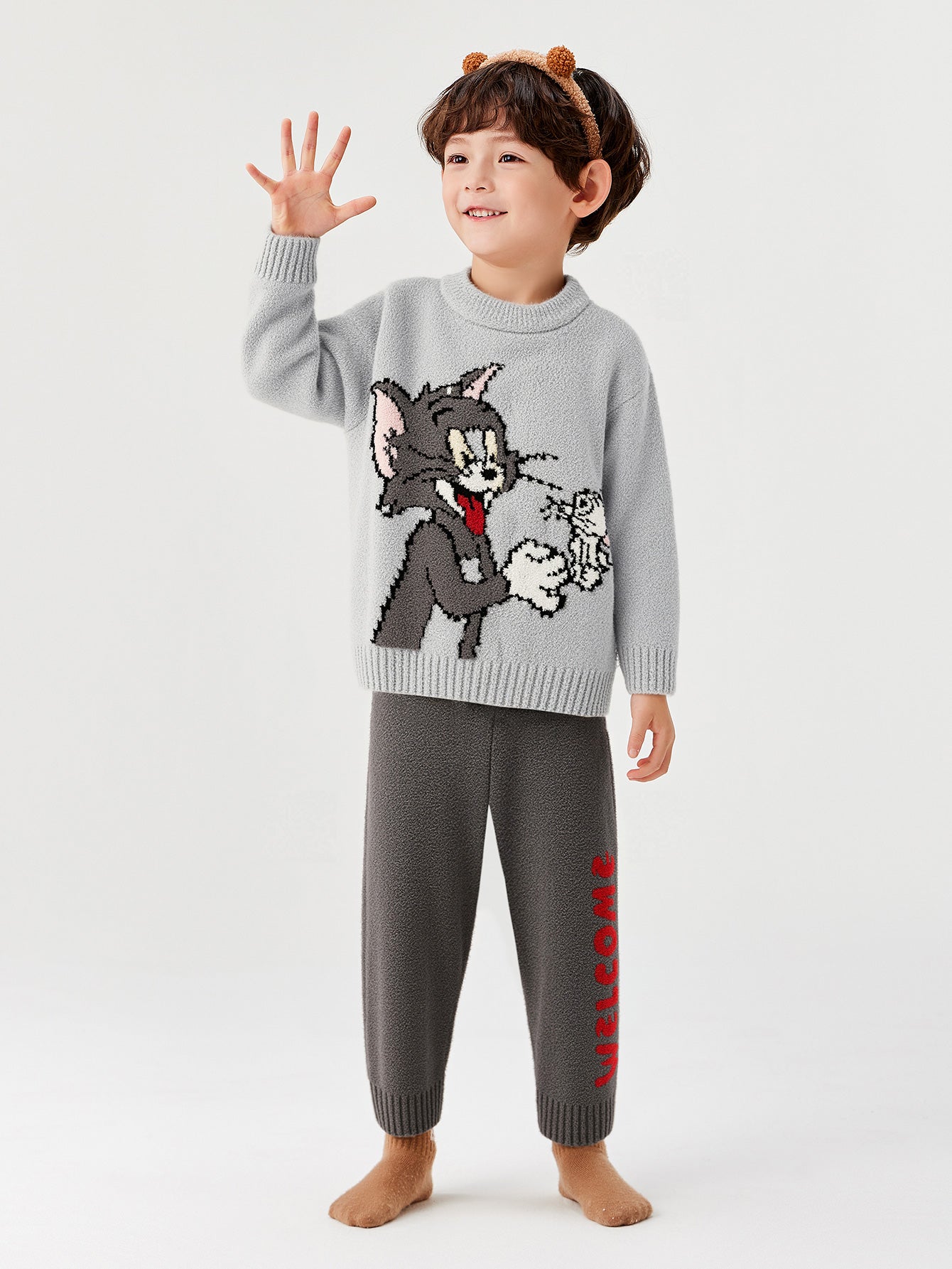 Balabala Pajama Set Grey