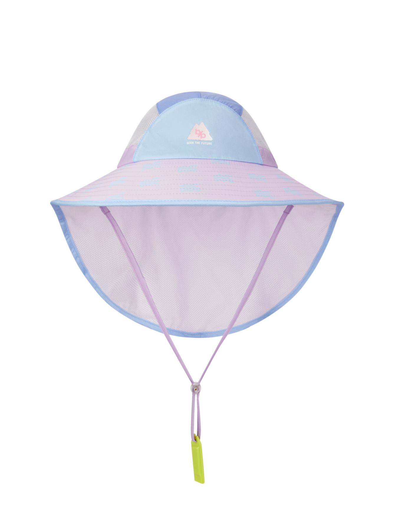 Balabala Kids Mesh Sun Hat Gray,Purple