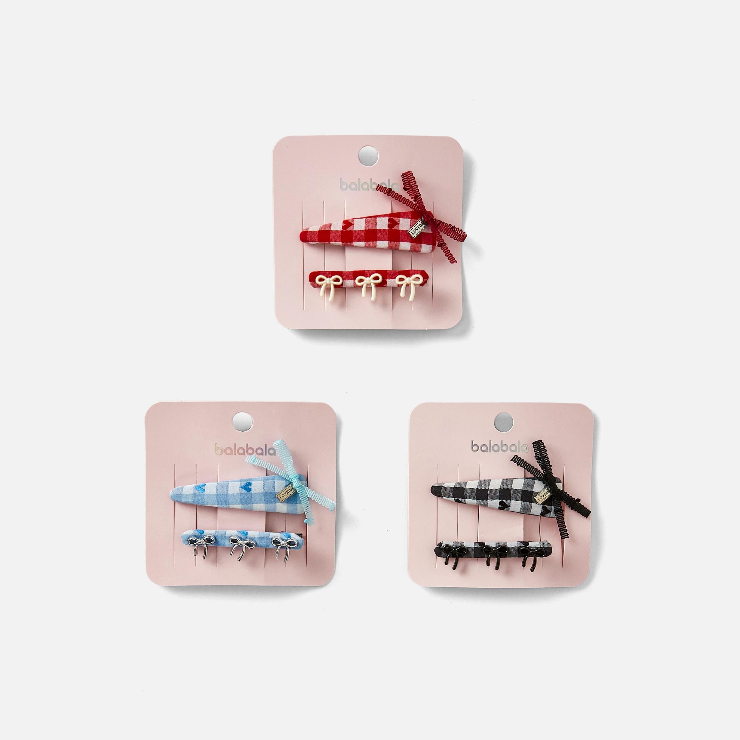Balabala Girls Hair Clip Set Multi Color
