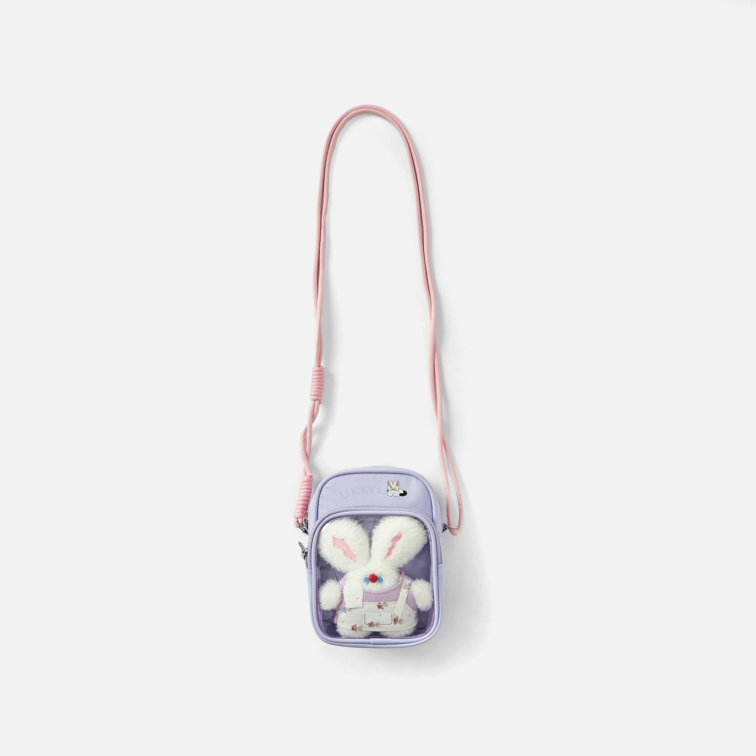 Balabala Girls Bunny Crossbody Bag Purple