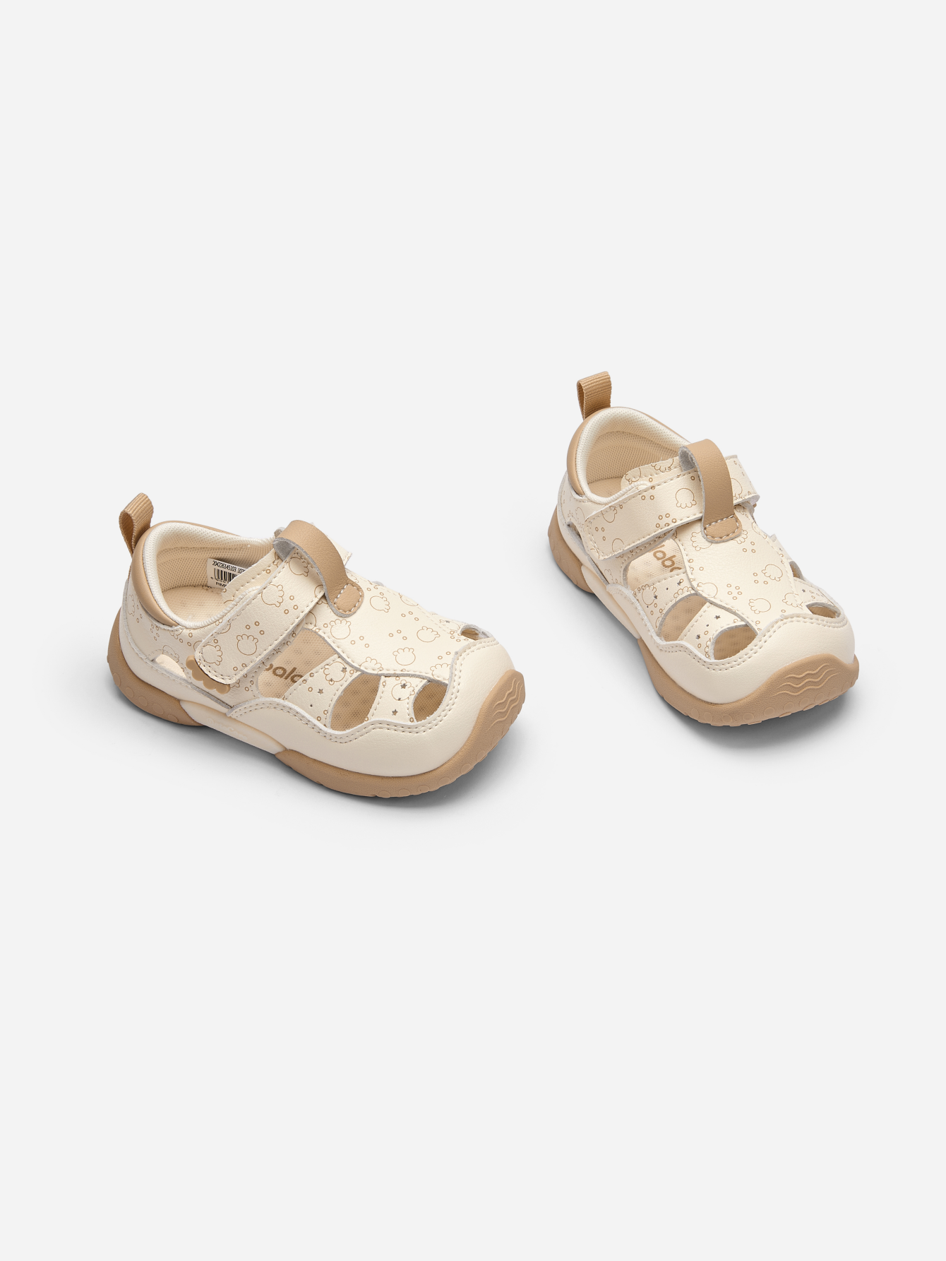 Balabala Toddler Closed Toe Sandals Off-white