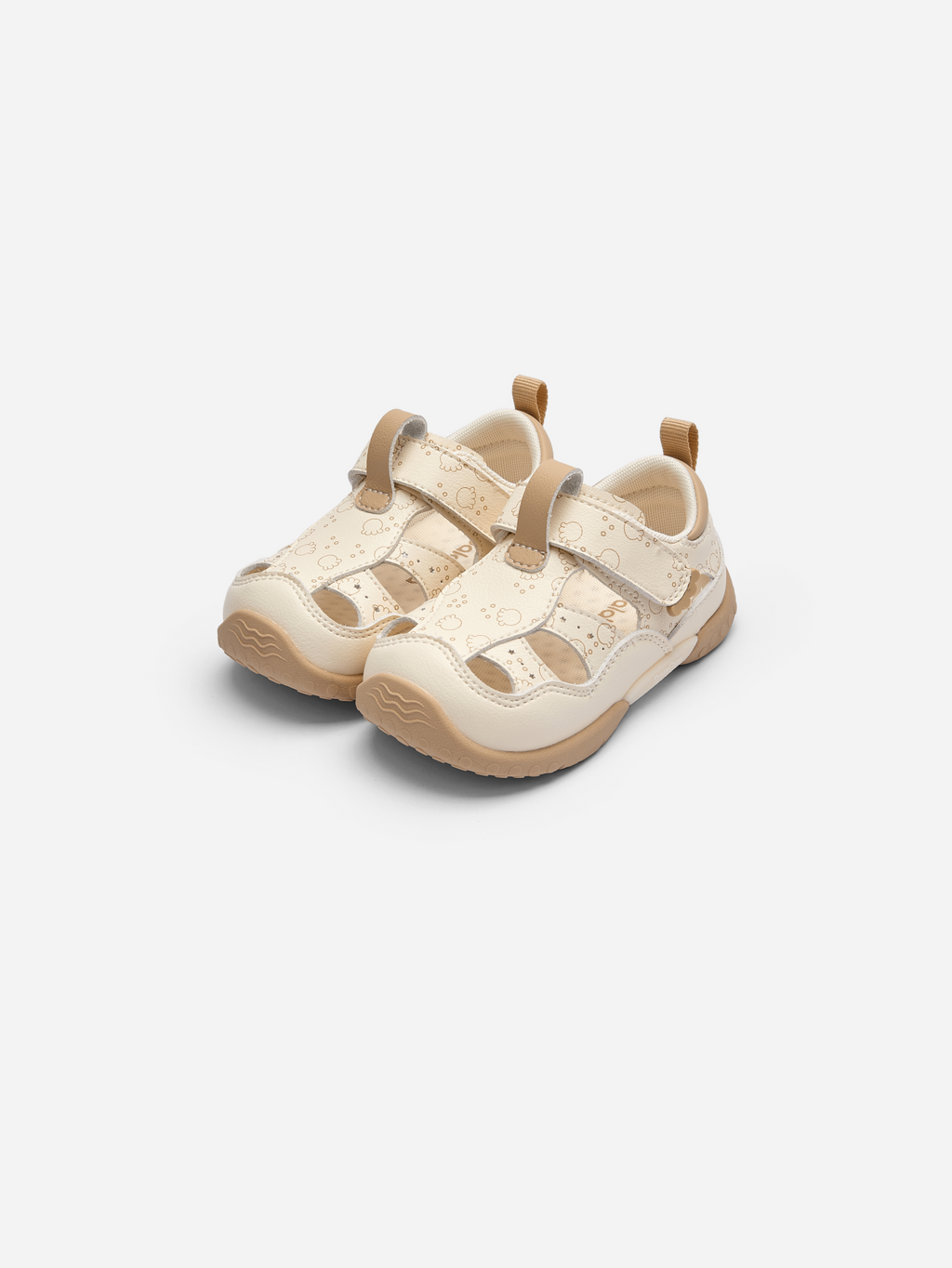 Balabala Toddler Closed Toe Sandals Off-white