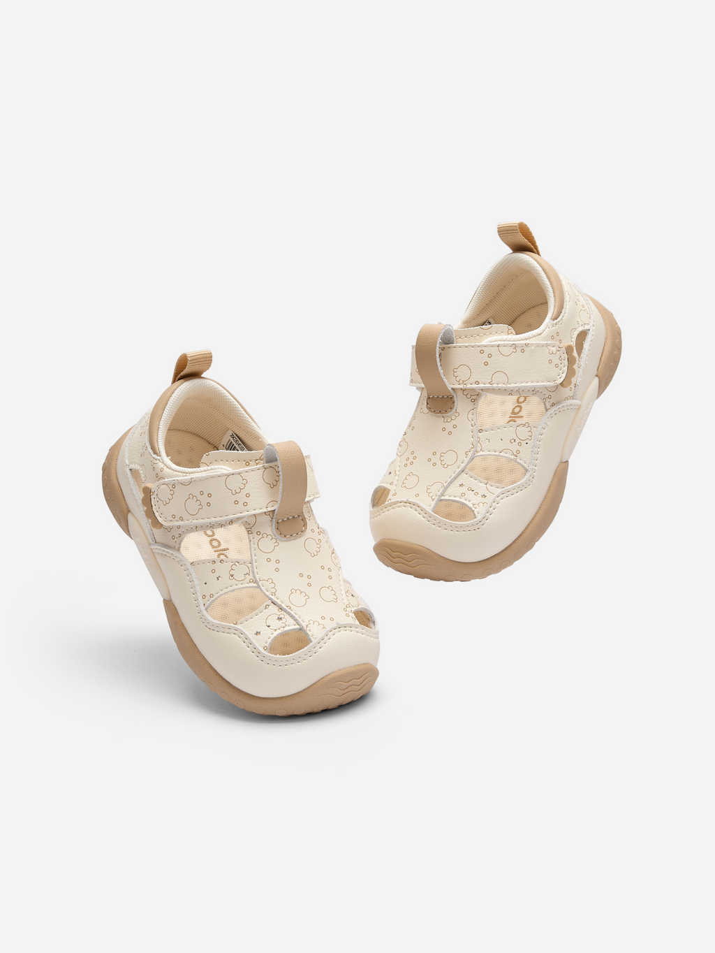 Balabala Toddler Closed Toe Sandals Off-white