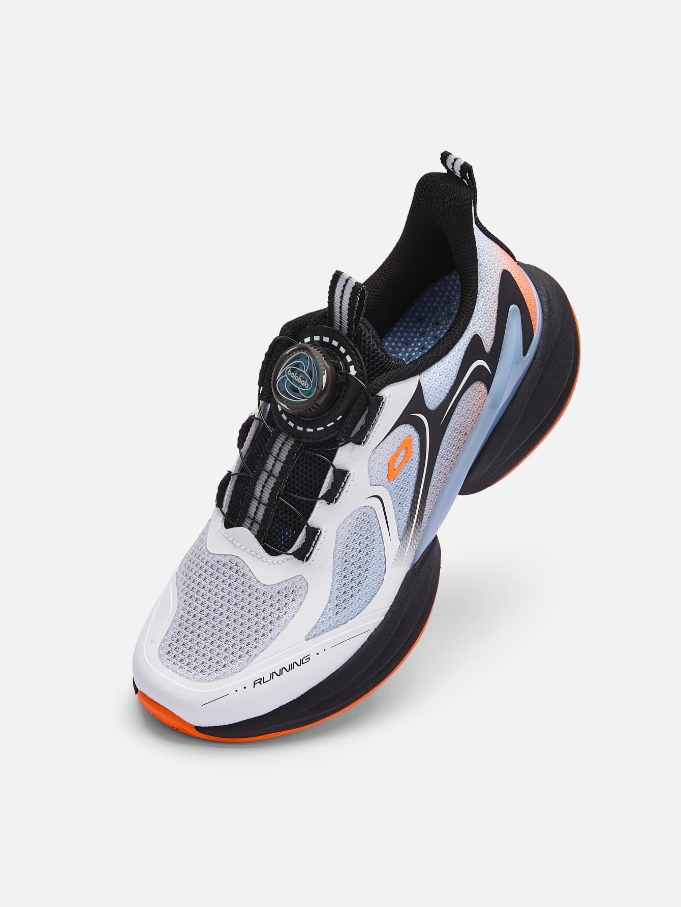 Balabala Kids Running Sneakers White Gray,Blue
