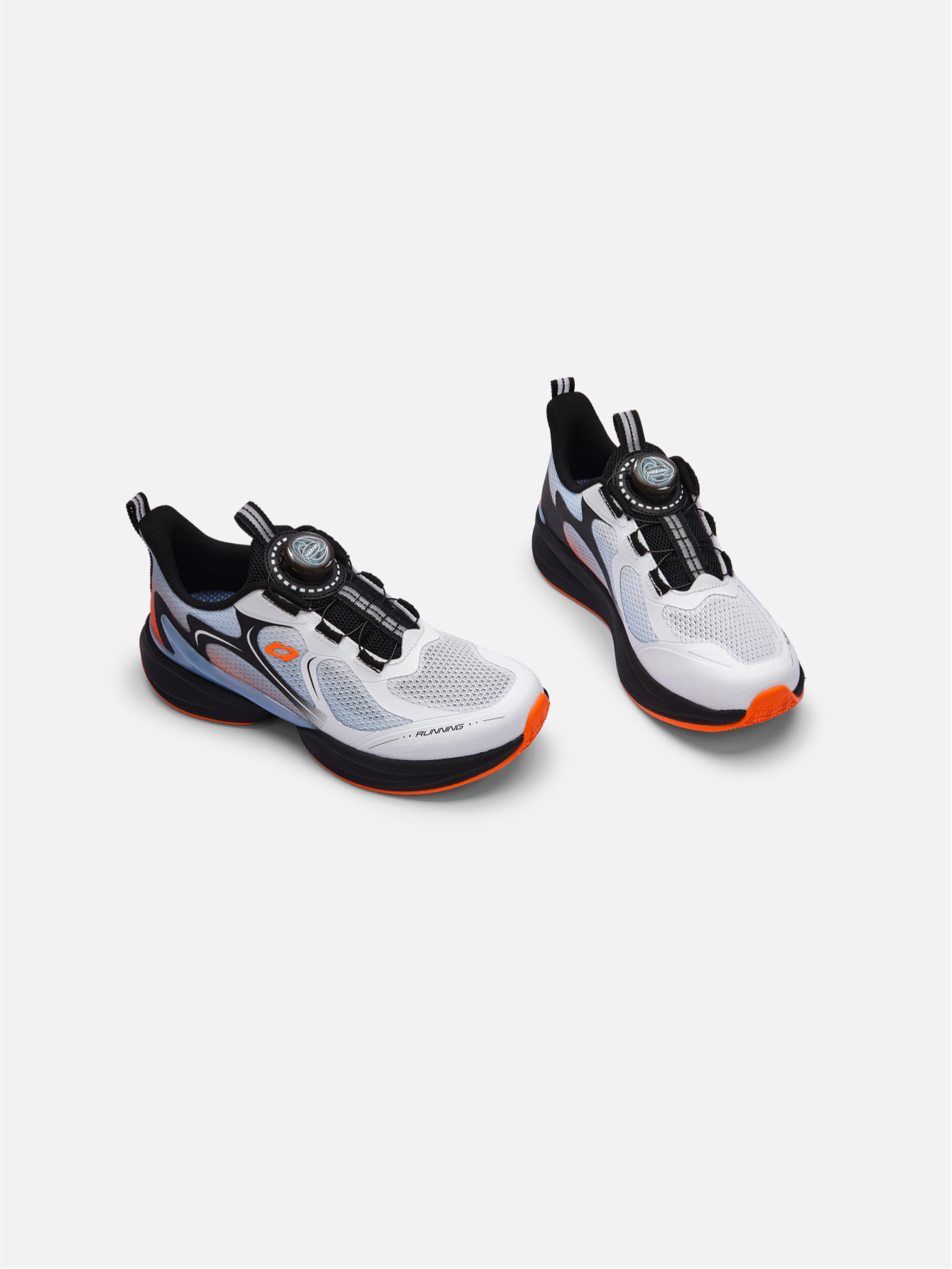 Balabala Kids Running Sneakers White Gray,Blue