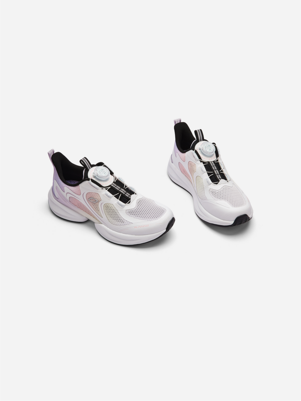 Balabala Kids Performance Running Sneakers White Purple
