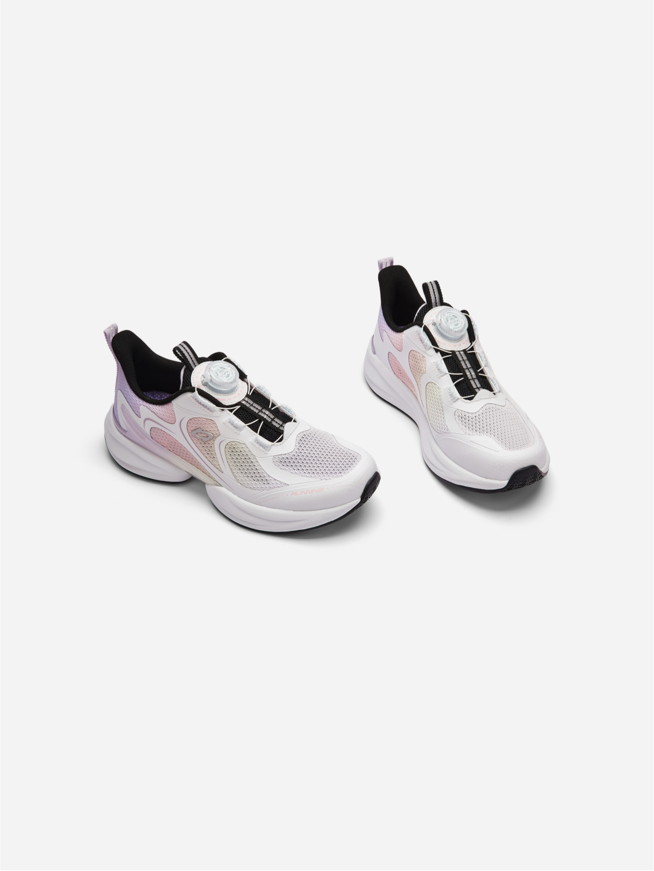 Balabala Kids Performance Running Sneakers White Purple