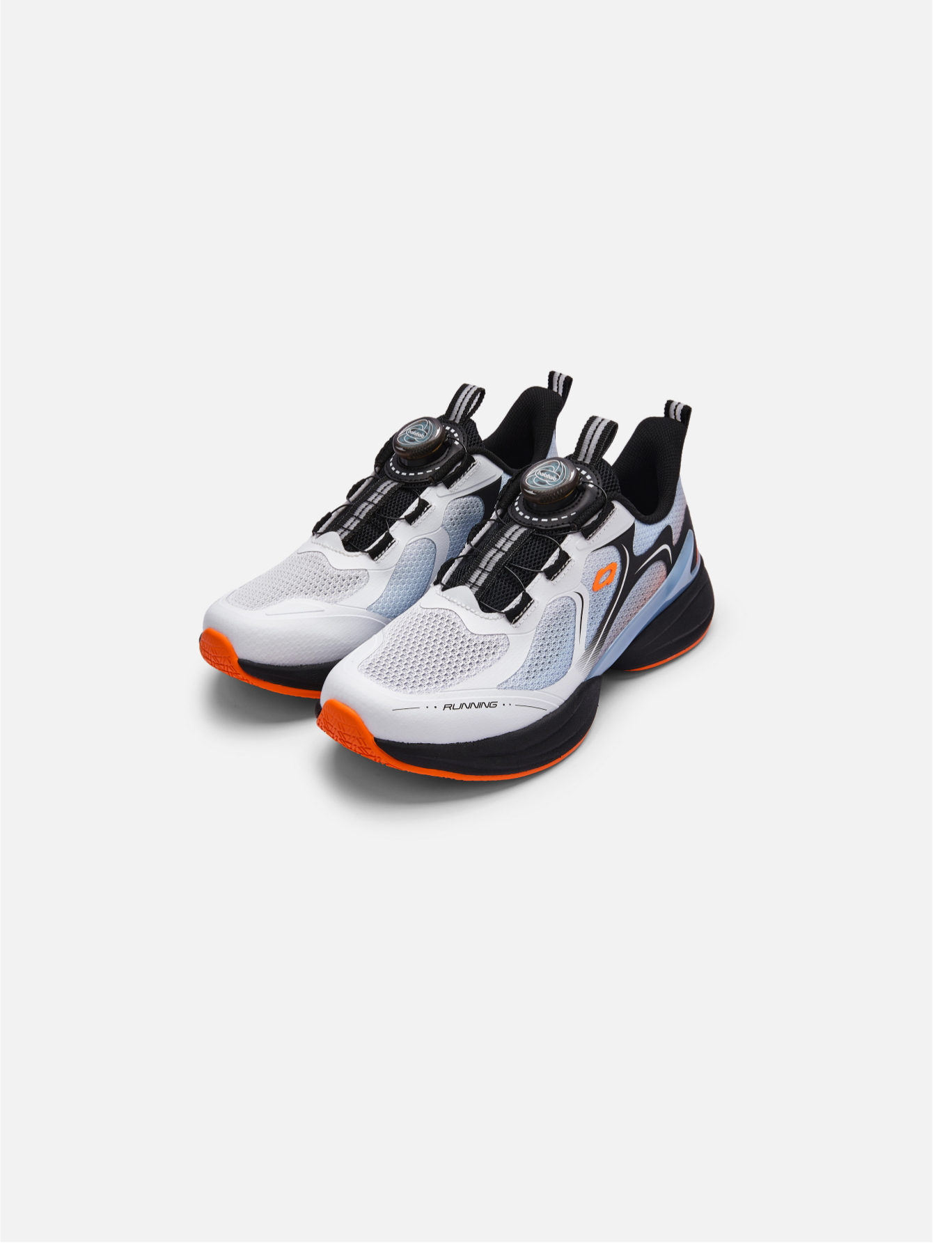 Balabala Kids Running Sneakers White Gray,Blue