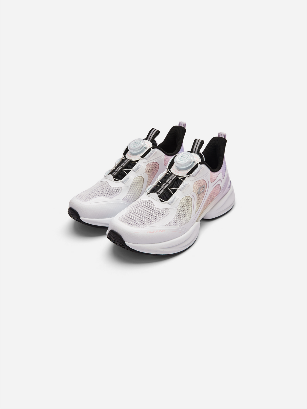 Balabala Kids Performance Running Sneakers White Purple