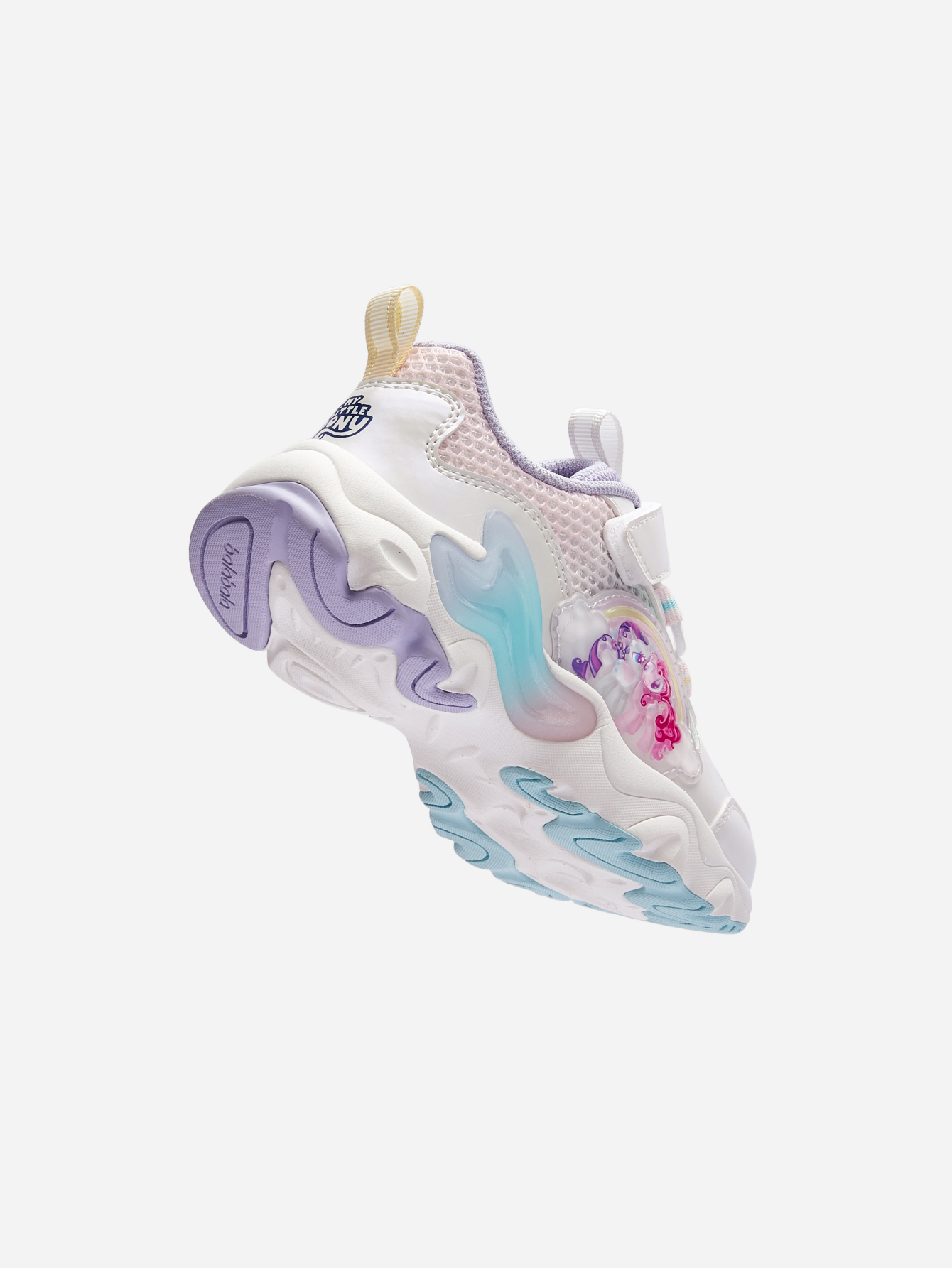 Balabala Girls Pony Sneakers White Gray